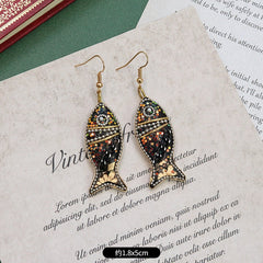 Artfully designed earrings with cultural inspiration