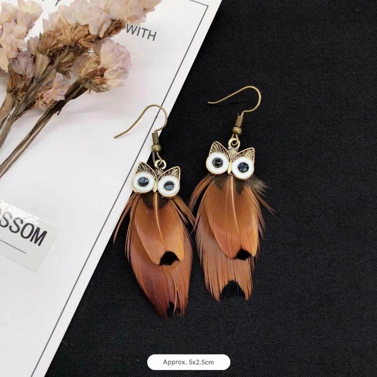 Unique feather earrings for fashion lovers image 9