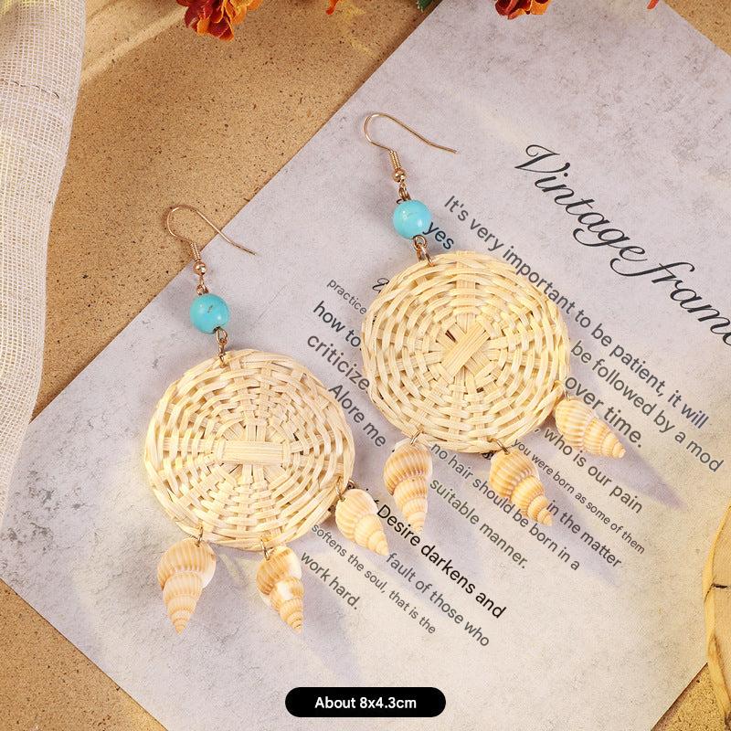 Stylish handcrafted earrings in multiple colours