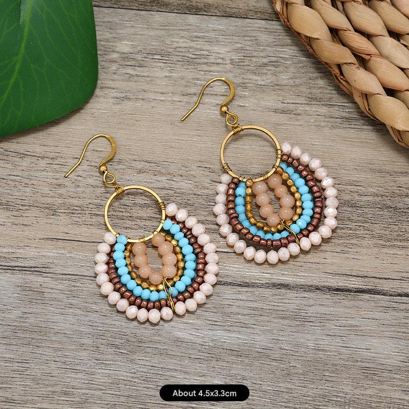 Tassel earrings in various colour styles