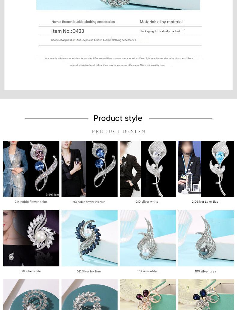 High-quality floral design brooch 5