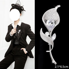 Beautiful floral accessory pin 8