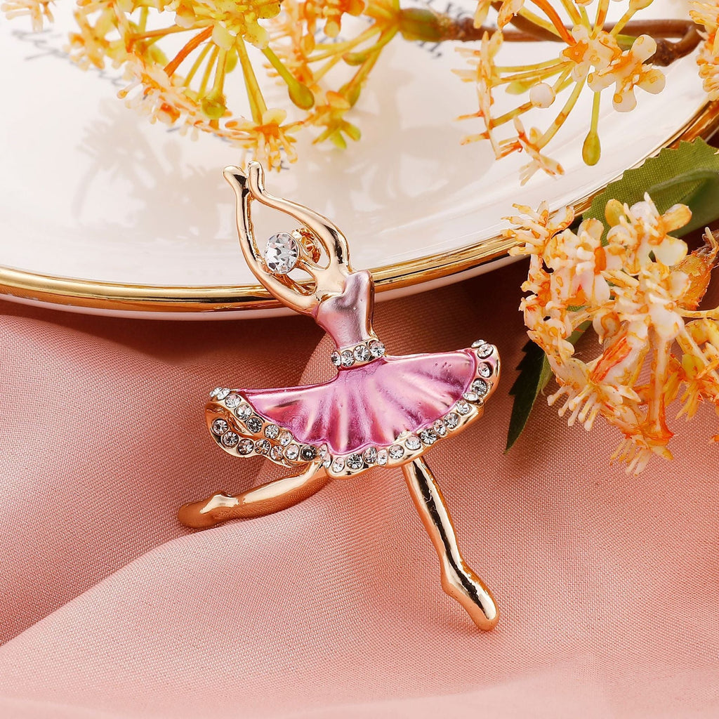 Charming cartoon character brooch for dressy outfits