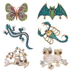 Unique dragonfly brooch showcase