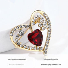 versatile crystal brooch on bag