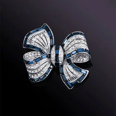Elegant Butterfly Knot Brooch displayed on a white background