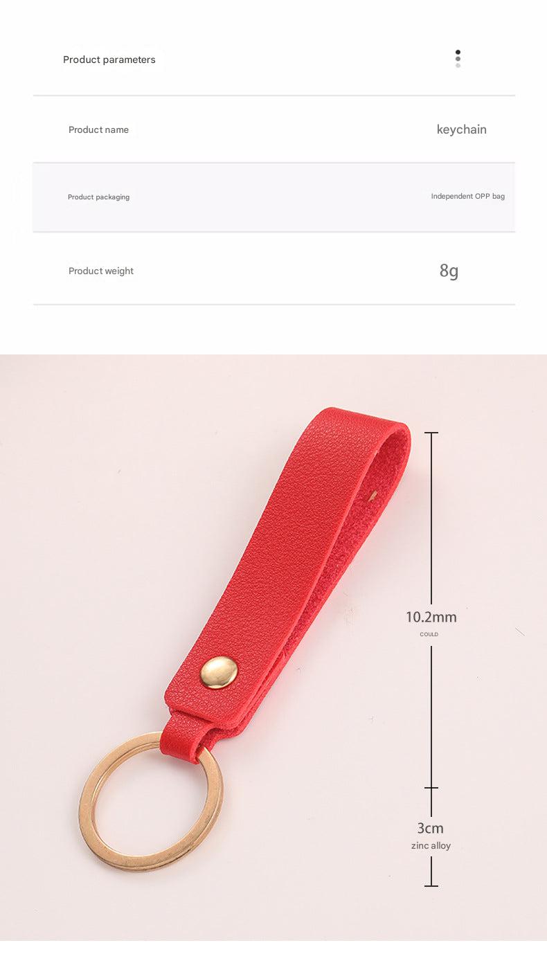 Fashionable keychain on a table setting