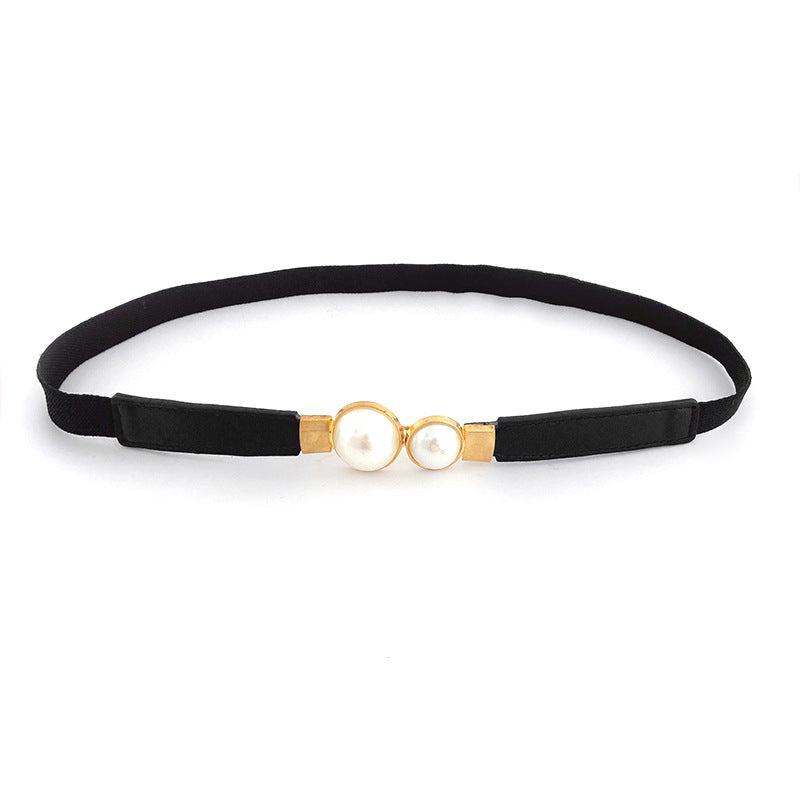 Versatile vintage waist belt in coffee colour