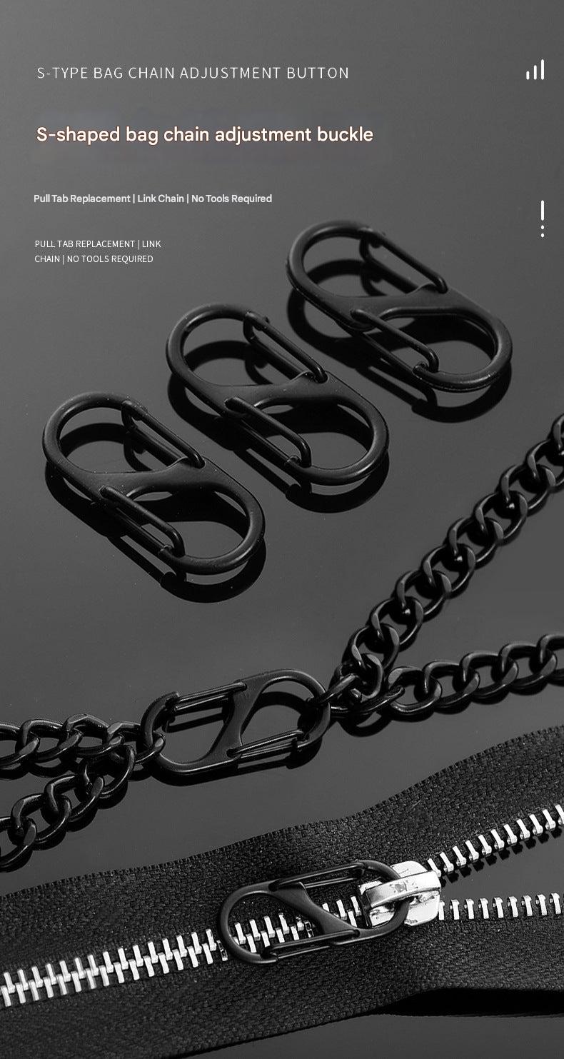 Outdoor gear clip in action with climbing tools