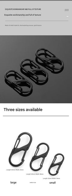 Durable metal alloy spring buckle for backpacks