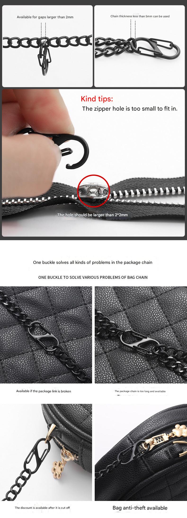 Compact S-shaped metal clip for outdoor gear