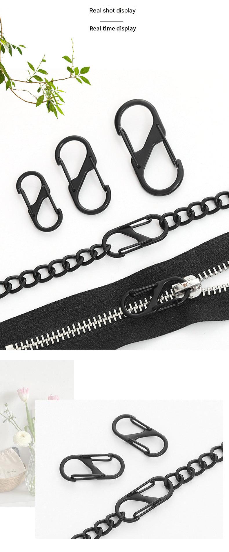 Stylish keychain clip with quick release mechanism