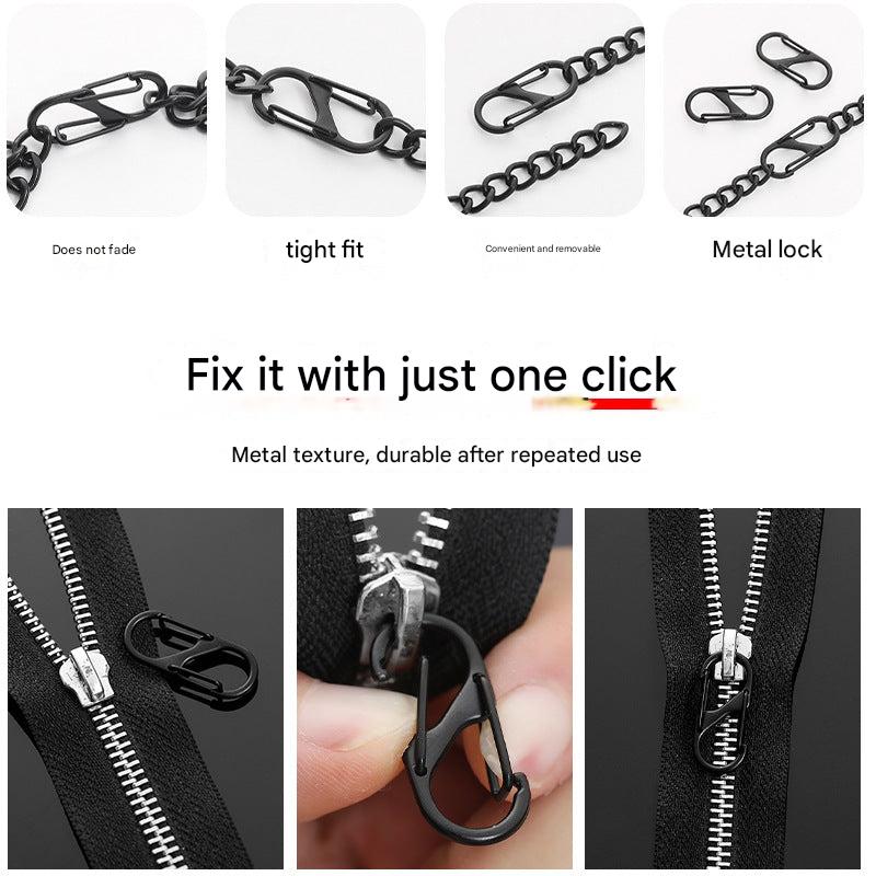 Compact S-shaped metal clip for outdoor gear