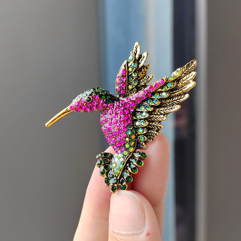 Detailed view of sparkly rhinestone design