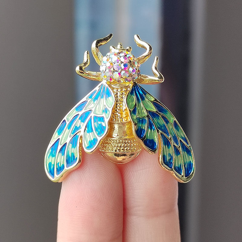 Vintage cicada insect jewellery design