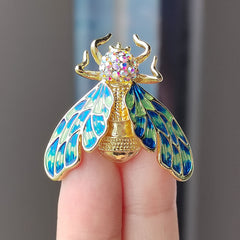 Vintage cicada insect jewellery design
