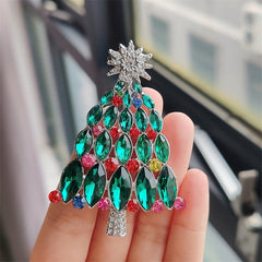 Stylish holiday accessory on fabric display