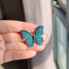 Fashionable brooch laid on a stylish background