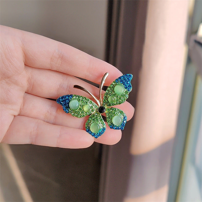 High-quality alloy butterfly brooch - image 4
