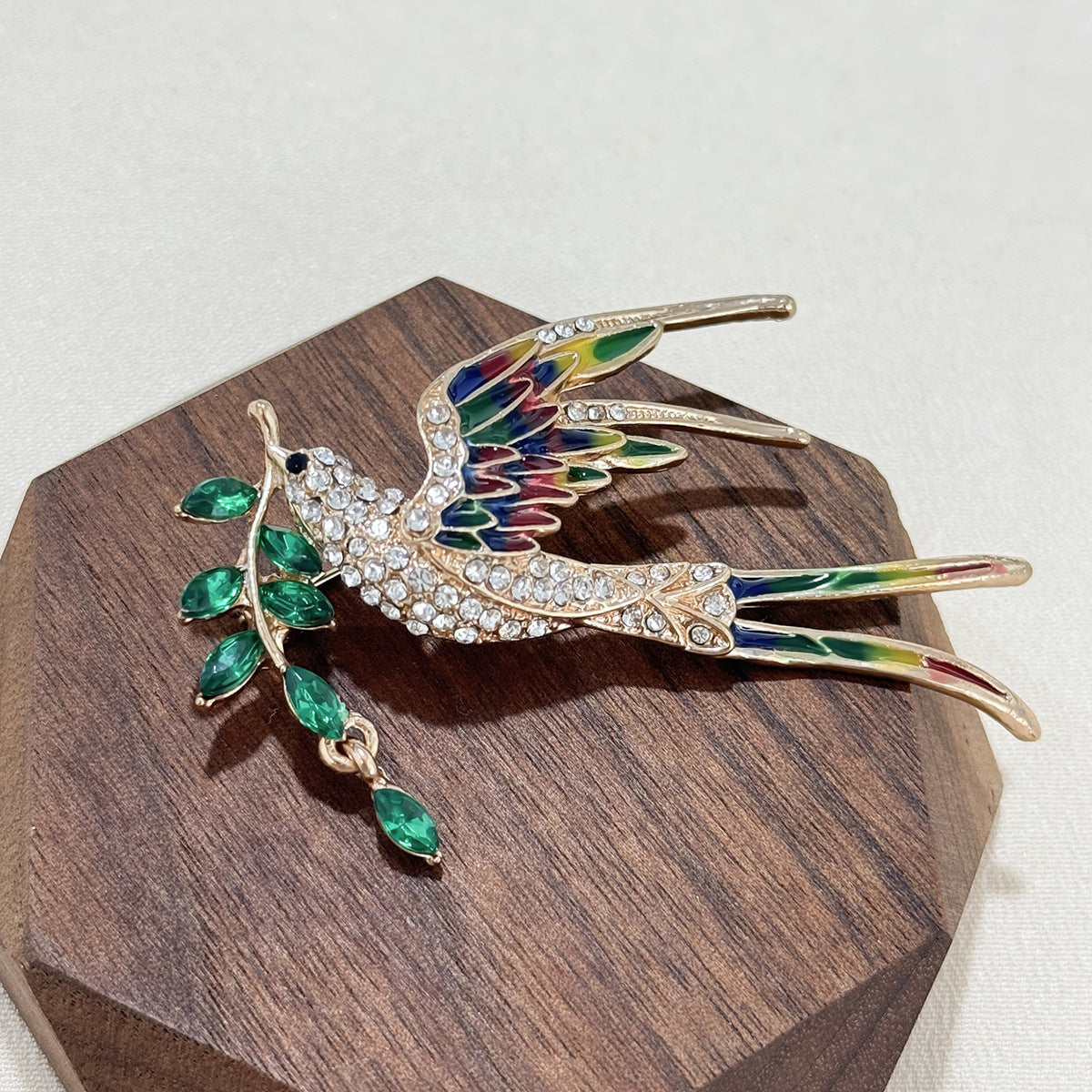 Brooch pin on a formal blazer