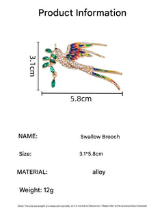 Stylish brooch in spring fashion