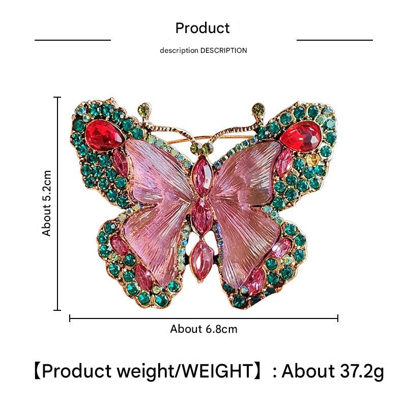 Fashionable butterfly brooch gift setting