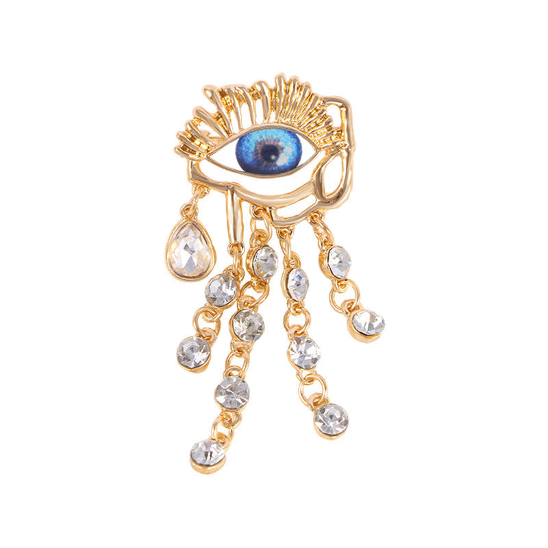 Brooch with intricate design close-up