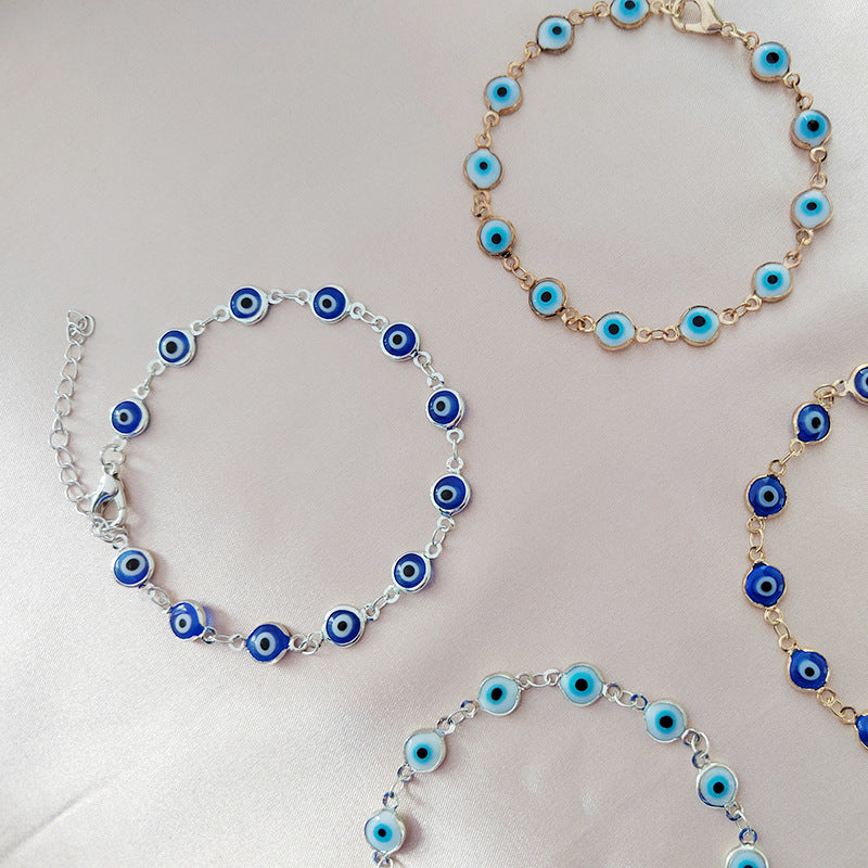 Detail of Evil Eye Design on Bracelet