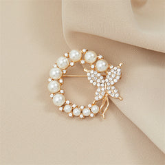 Elegant Vintage Floral Brooch Pin image 8