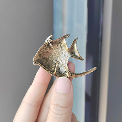 Close-up view of Tropical Fish Brooch