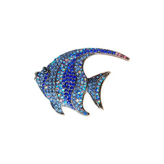 Multi-Colour Tropical Fish Brooch