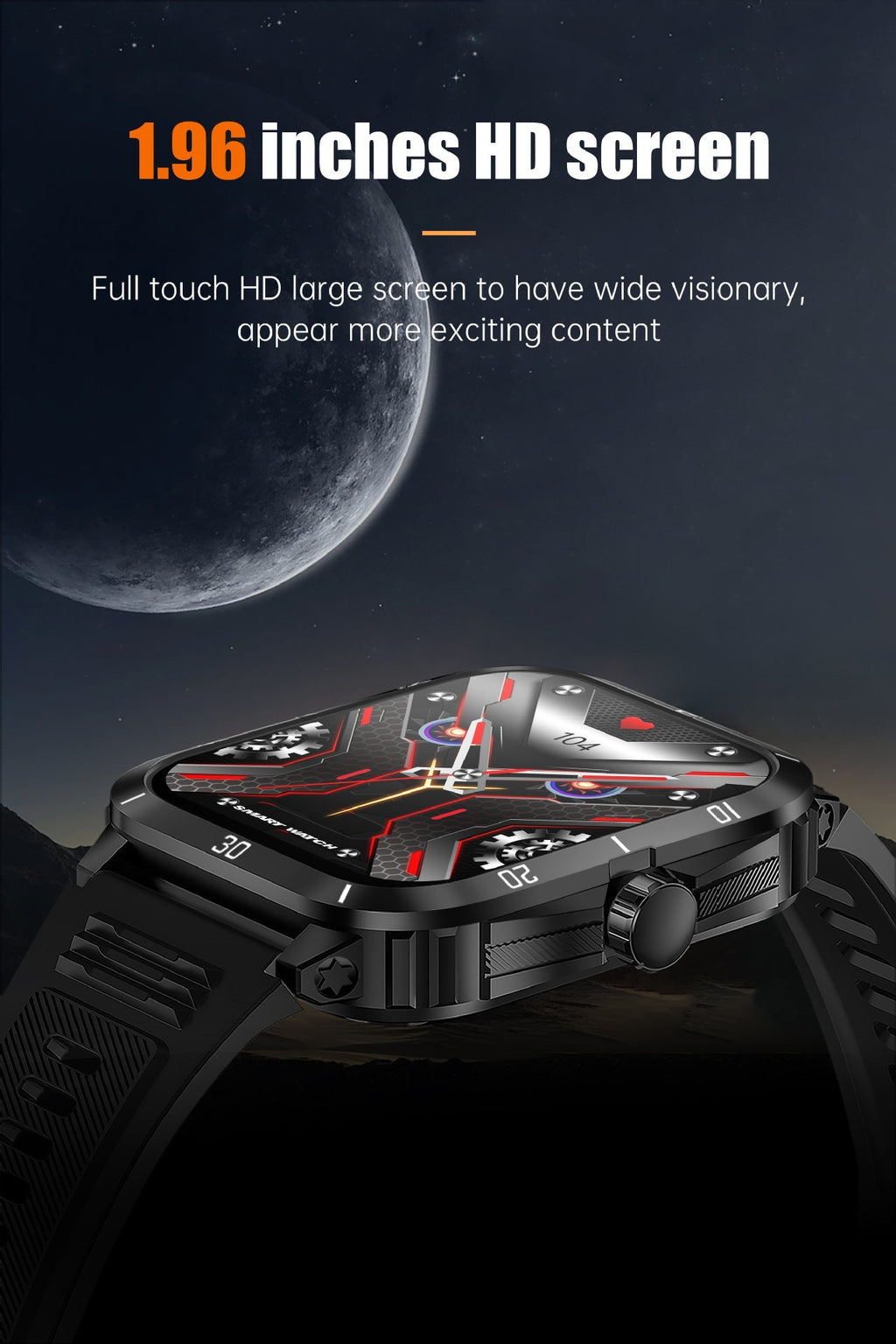 Smart Sports Watch Stylish Design - Image 3