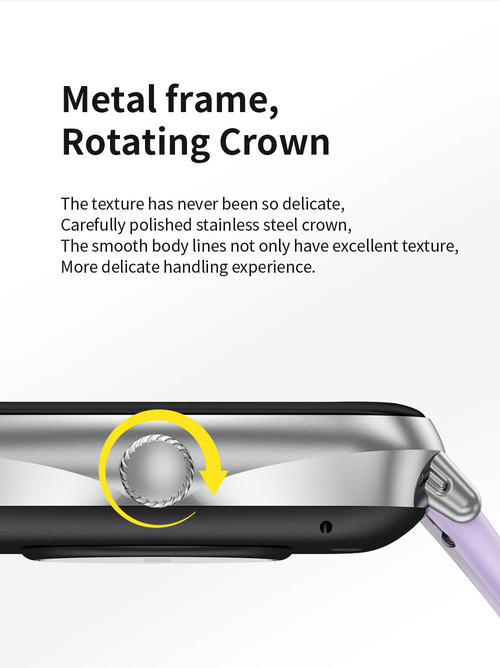 User-friendly smartwatch interface visual