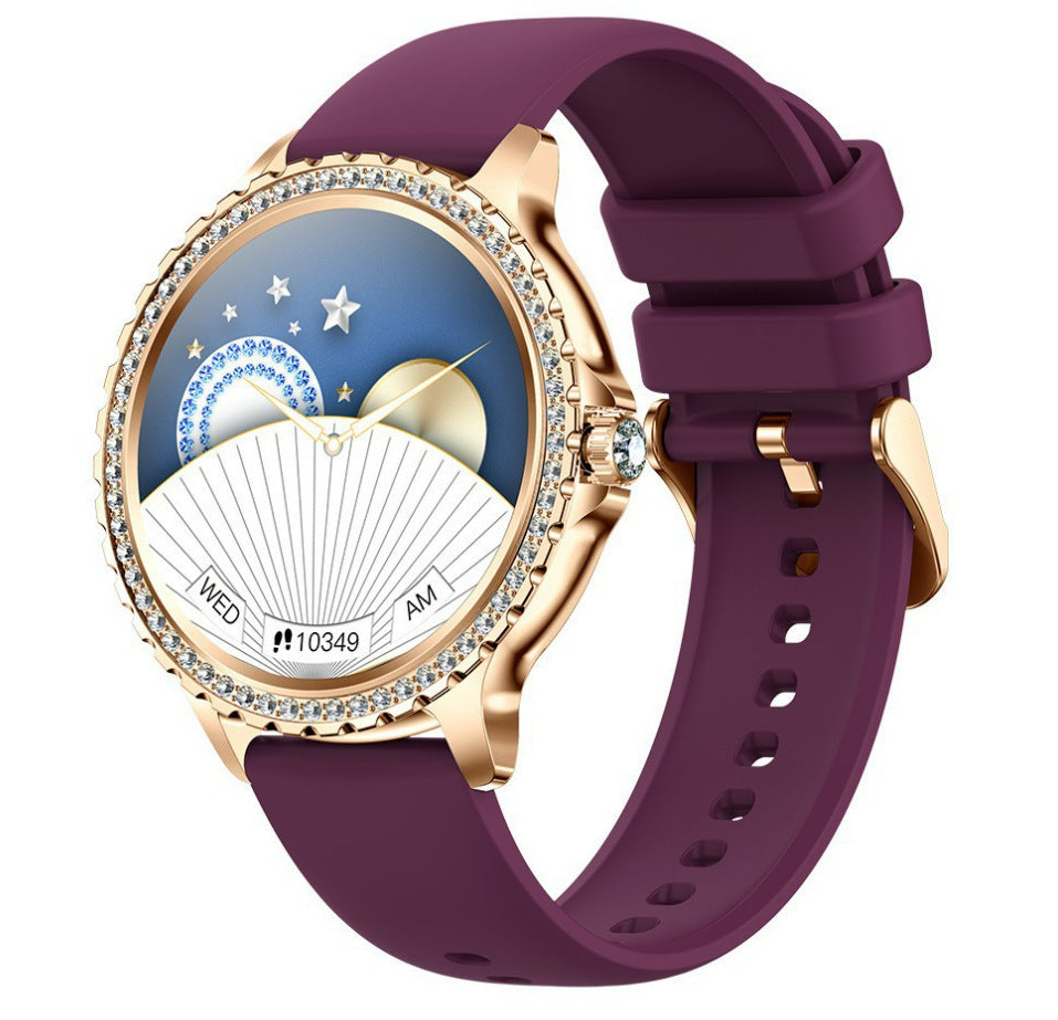 Fitness tracking smartwatch in black design