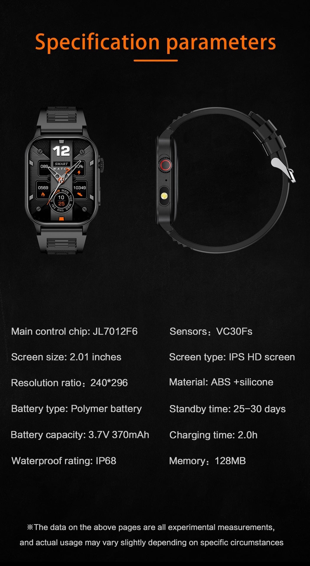 Fitness watch tracking heart rate and blood pressure
