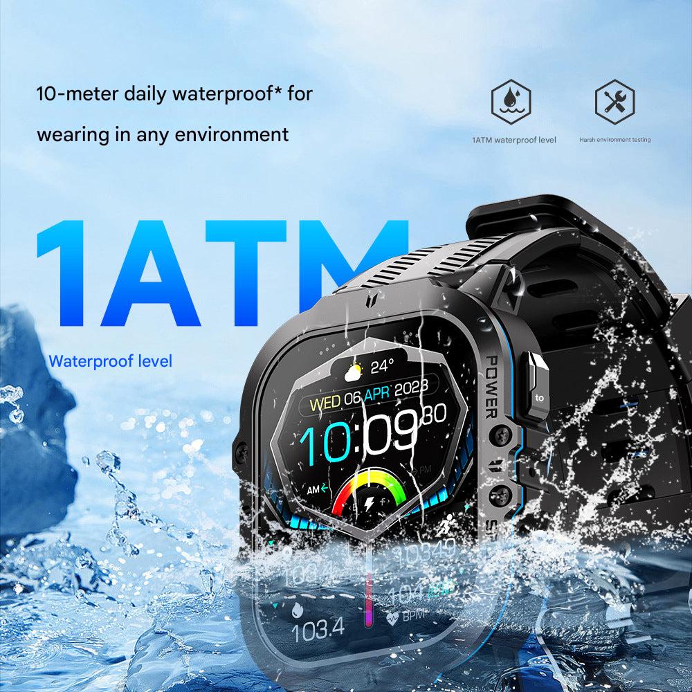 C26 smartwatch front view with vibrant display