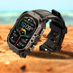 C26 smartwatch displayed with fitness tracking