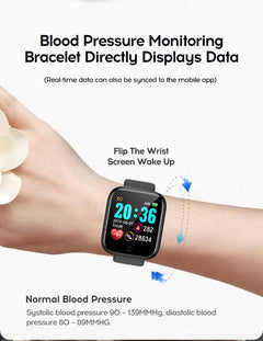 Y68 Smart Fitness Tracker side view