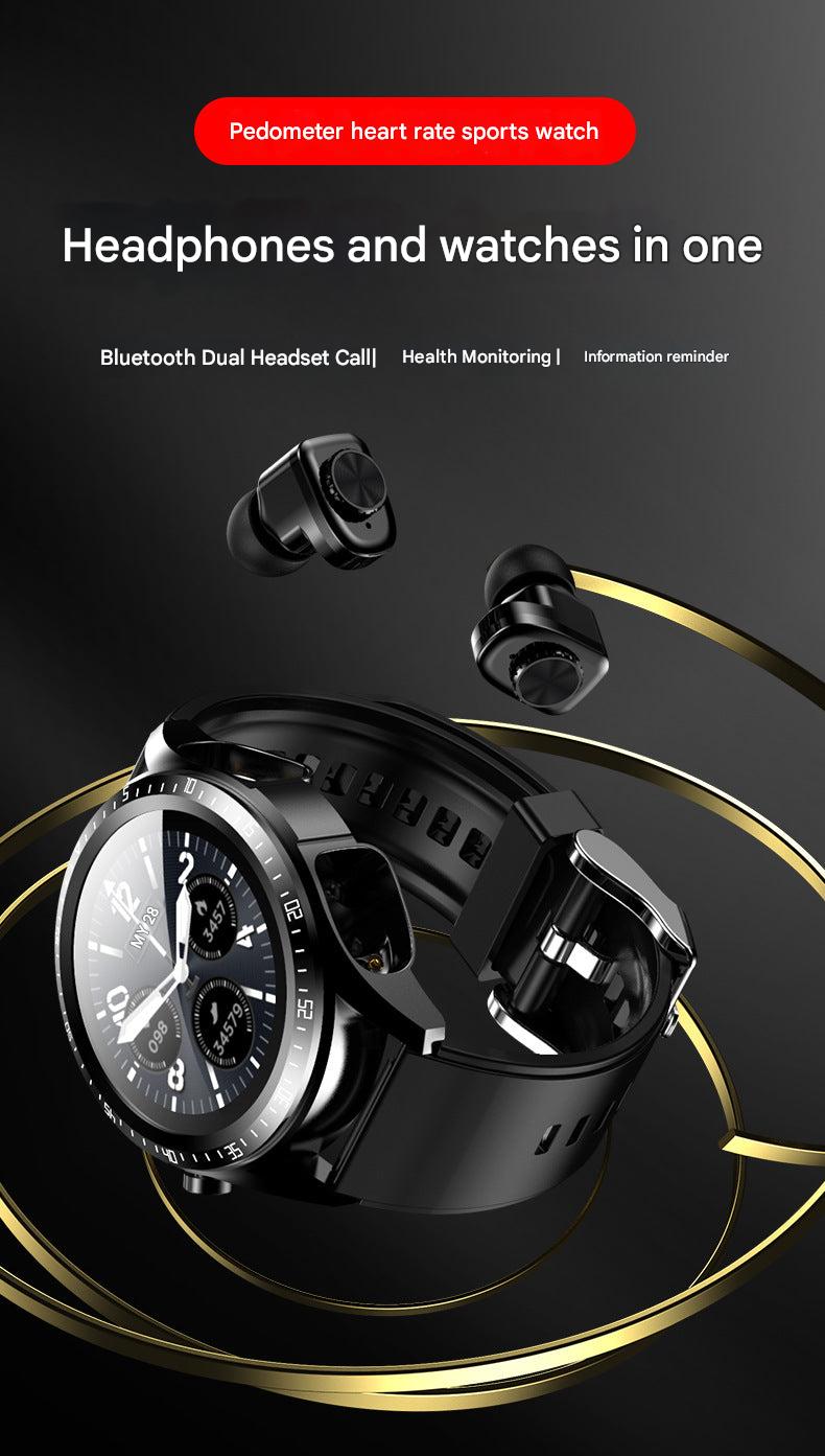 Close-up of smartwatch touch interface