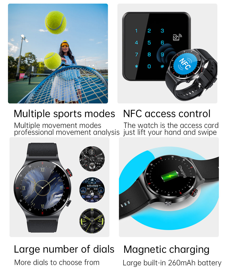 Close-up of smartwatch charging via USB