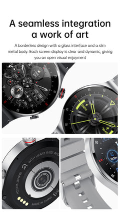 Smartwatch user interacting with touch interface