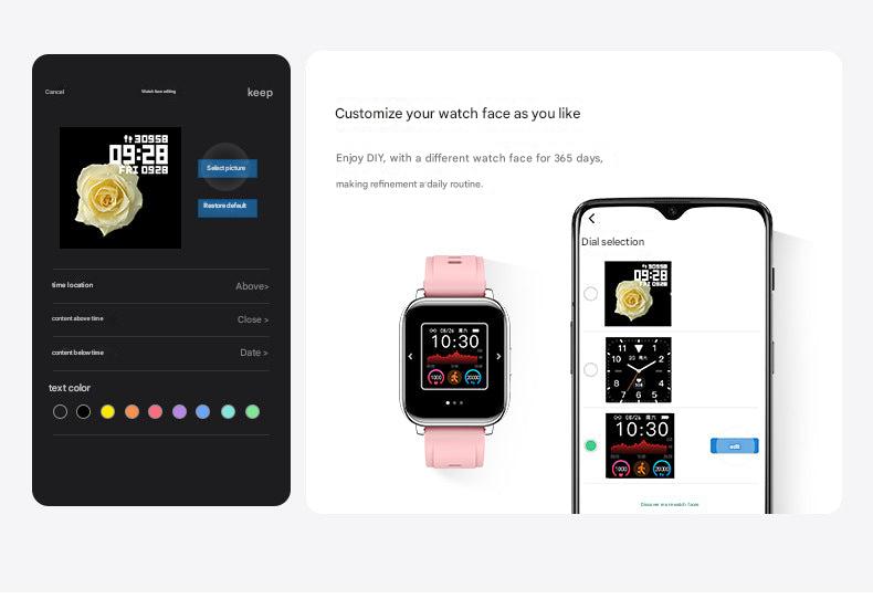 P25 Smartwatch on athlete's wrist