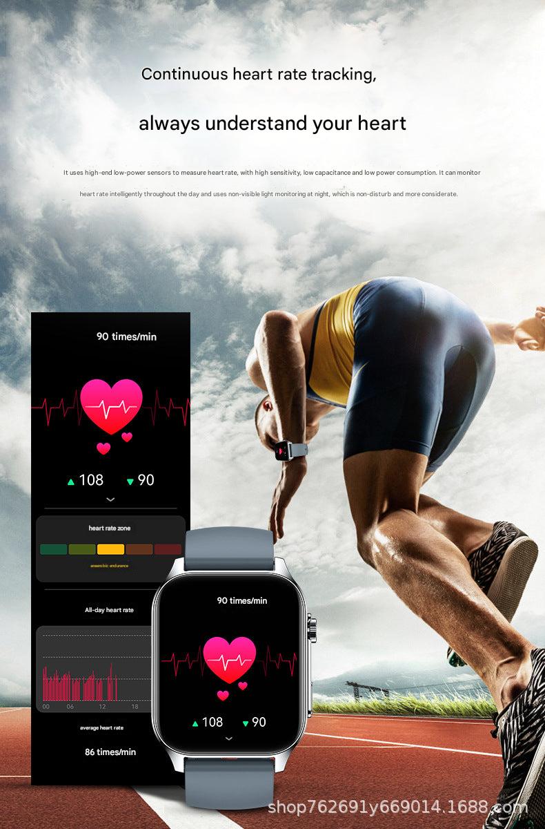 P99 Smartwatch showing sleep tracking feature