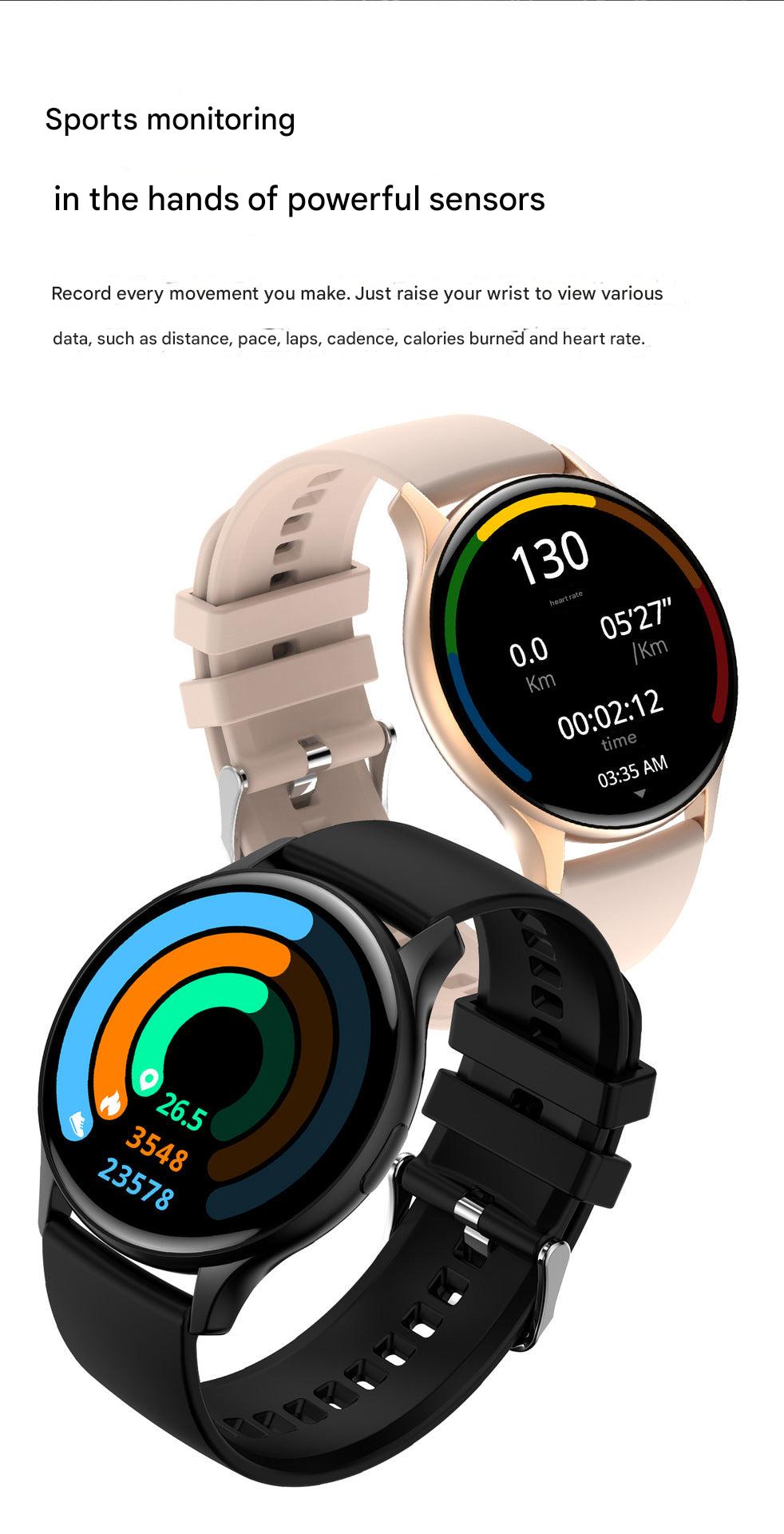 HK89 smartwatch in pink colour option