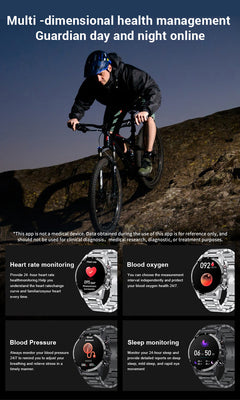 Elegant smartwatch with black and silver options