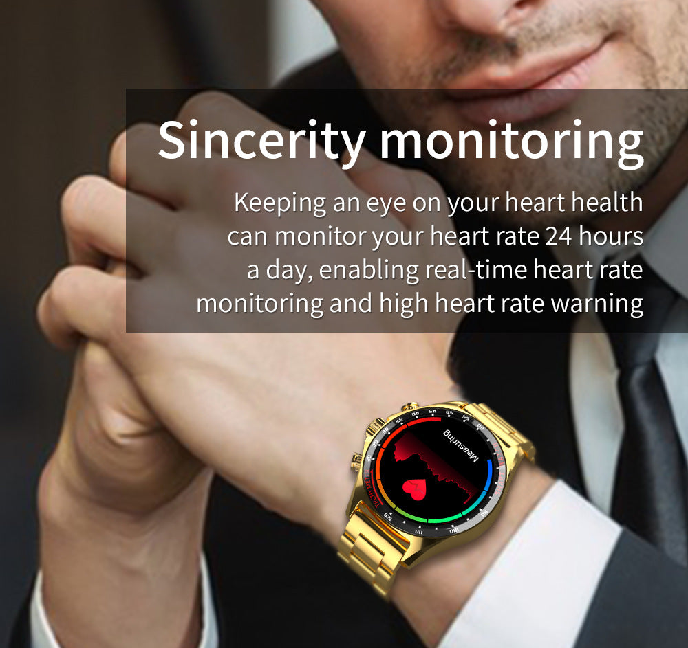Bluetooth sports watch with heart rate monitor