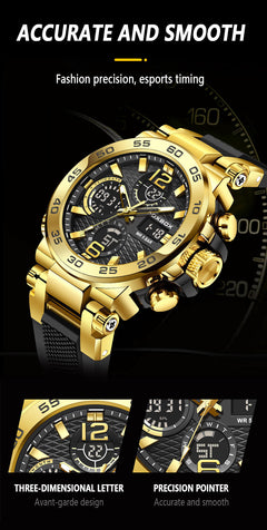 Stylish design of FOXBOX multi-function watch
