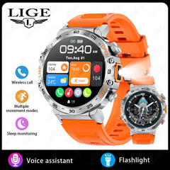 Stylish round display of sports watch