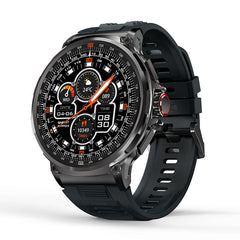 V69 smartwatch lifestyle image with user in action