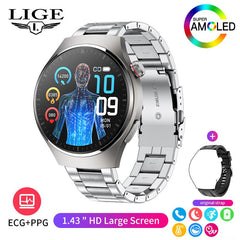 LIGE smartwatch side view showcasing design